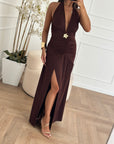 Abito Florida marrone
