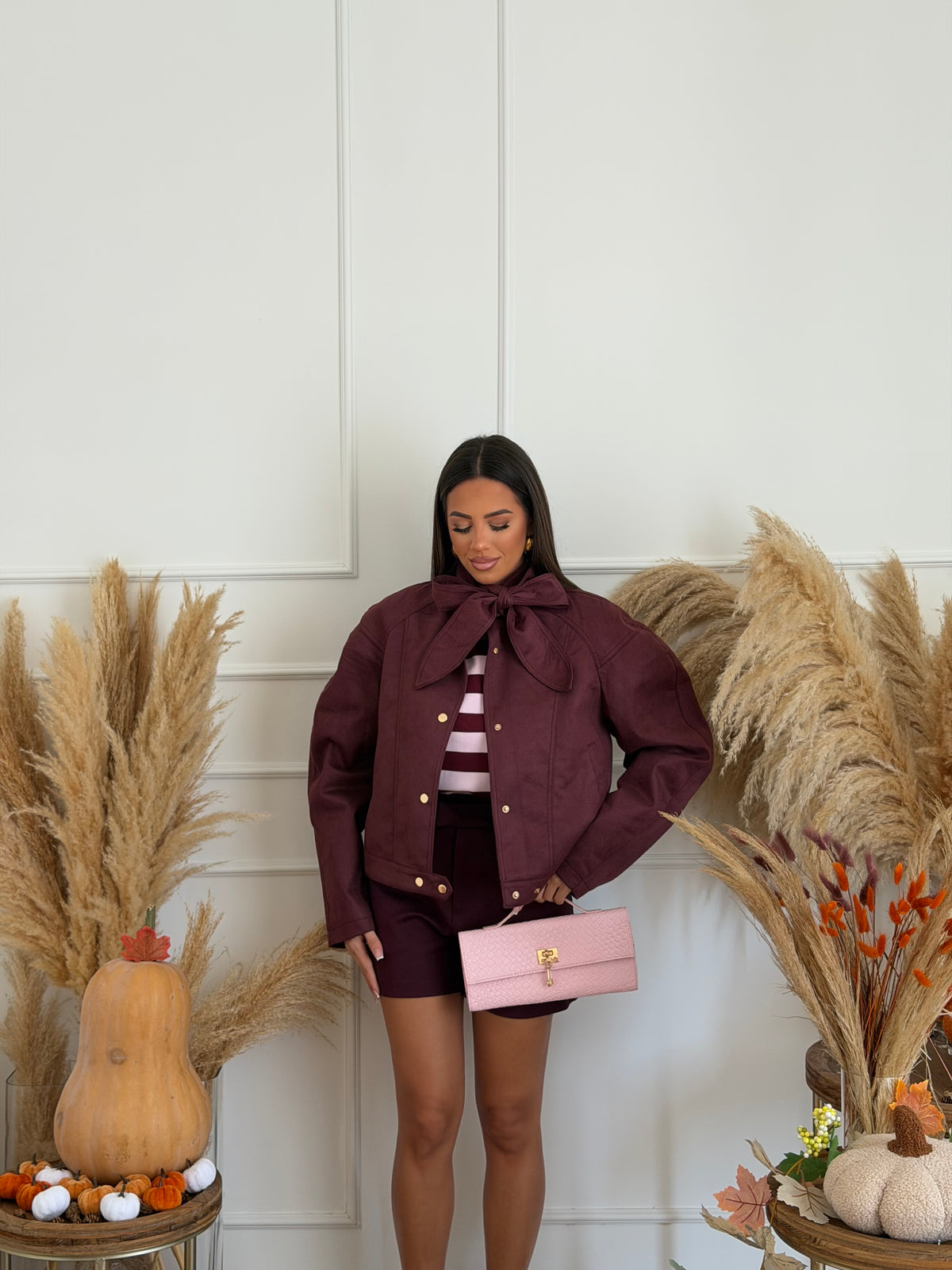 giacca faby bordeaux