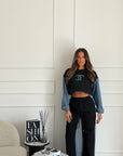 Tuta e denim black