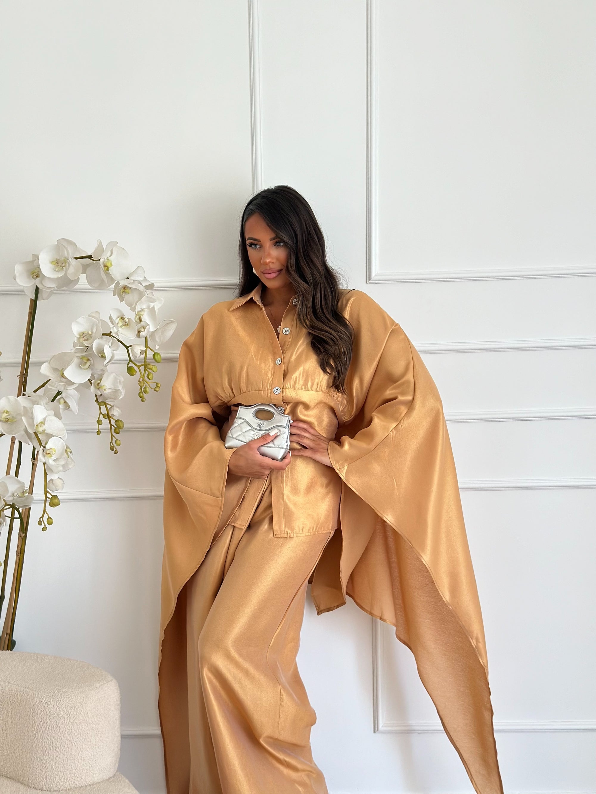 Coordinato mantella bronzo