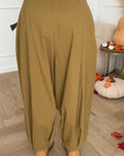 Pantalone balloon verde