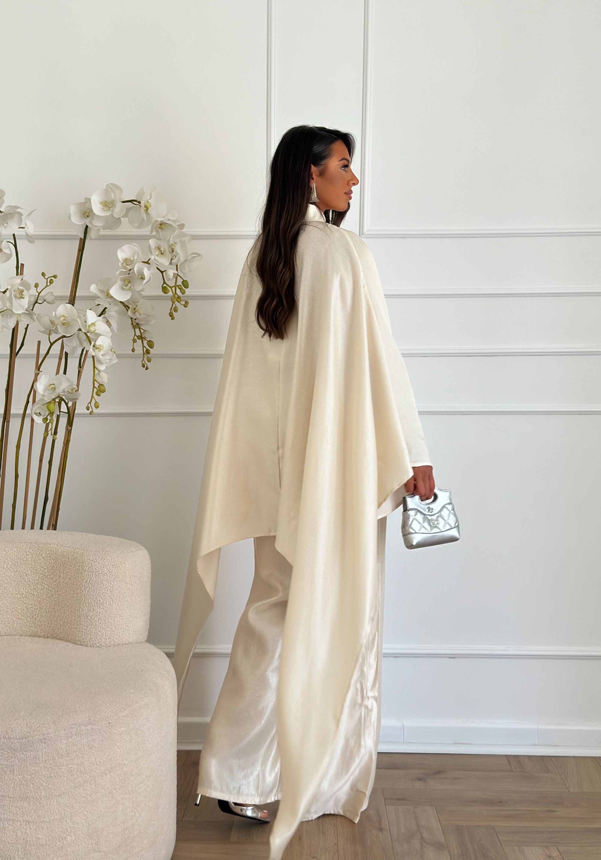 Coordinato mantella panna
