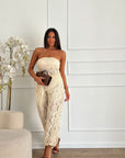 Coordinato pizzo Begie