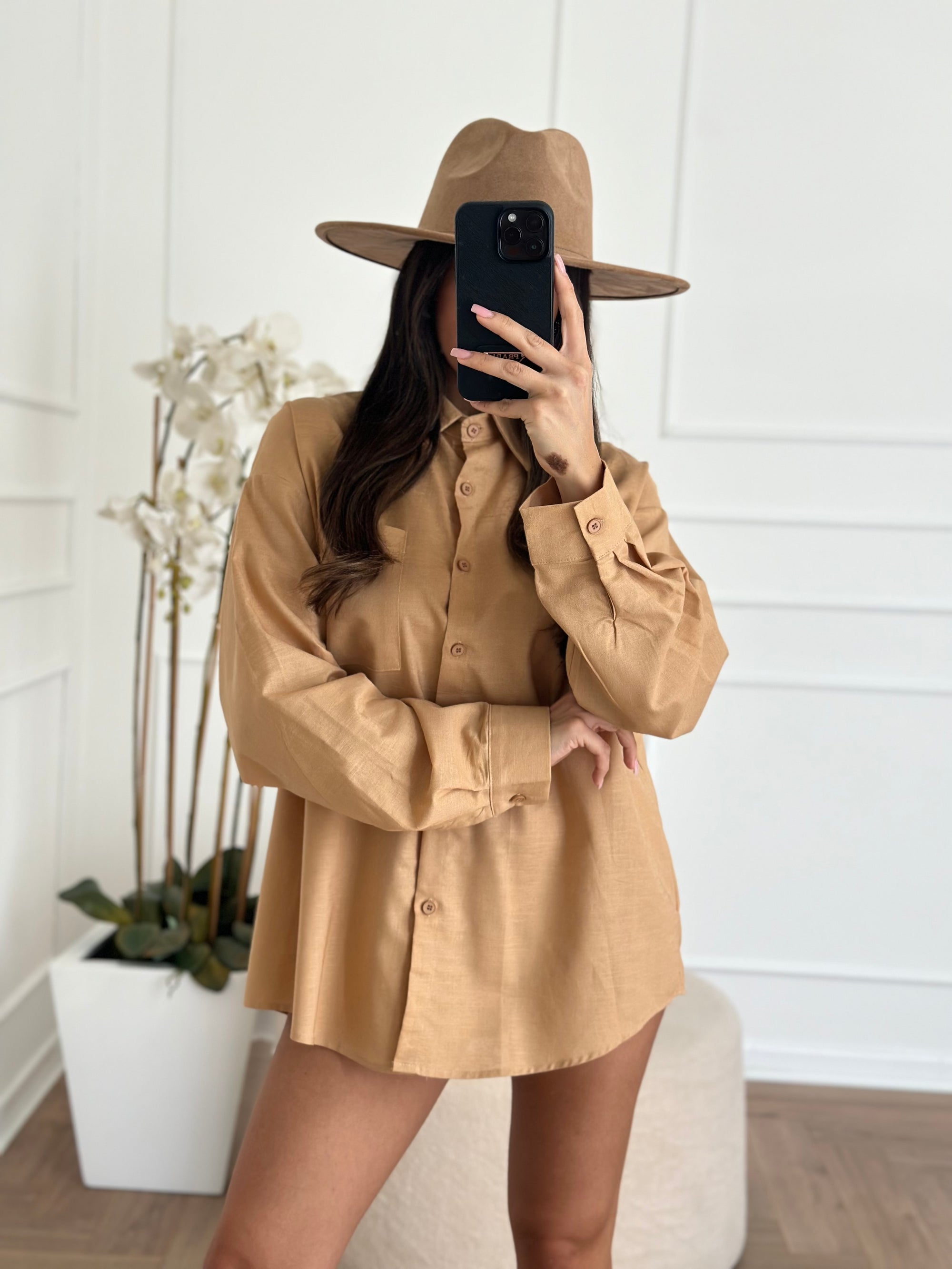 camicia biscuit