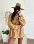 camicia biscuit