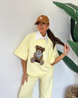 Tuta teddy giallo