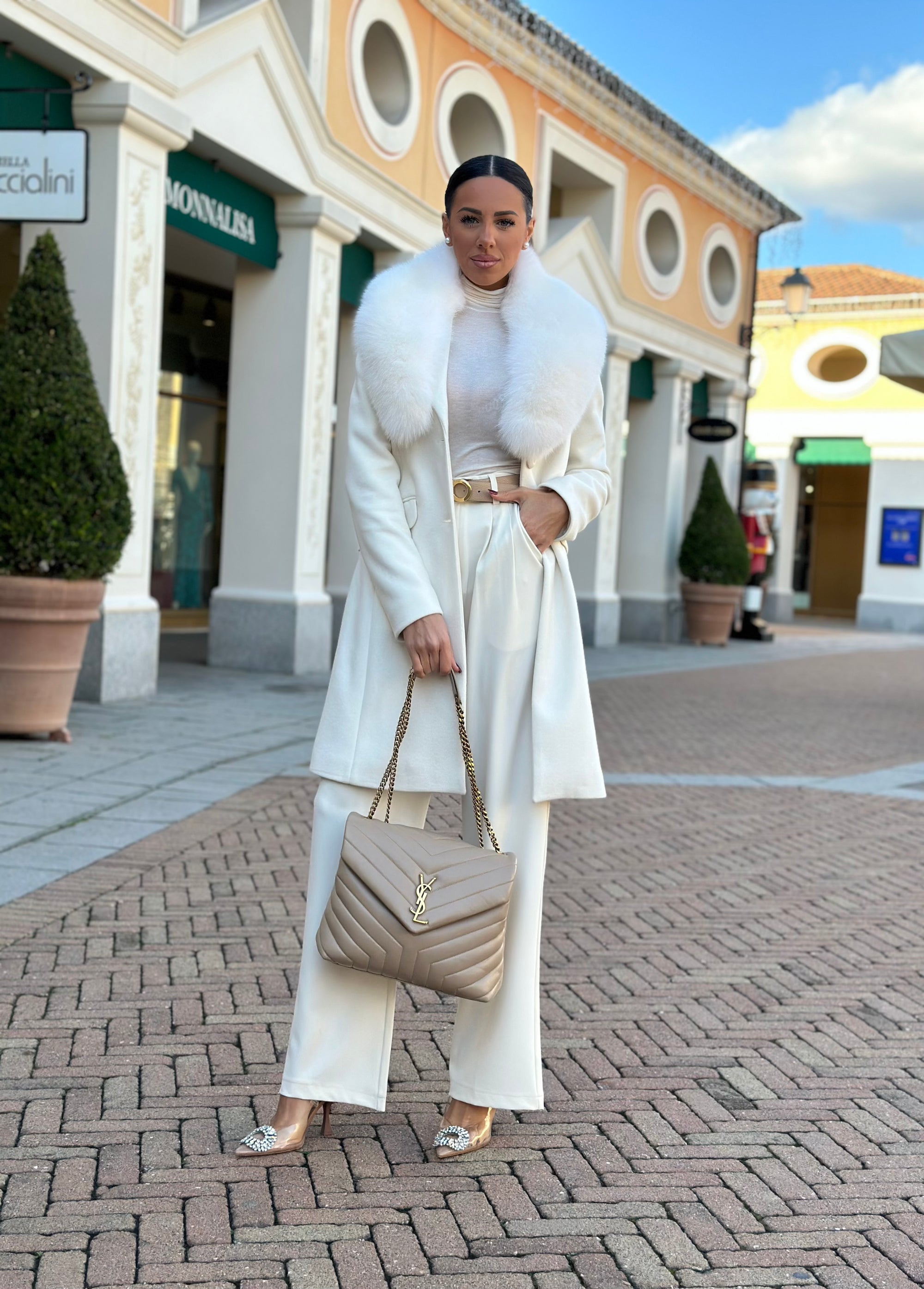 Cappotto F&amp;T bianco