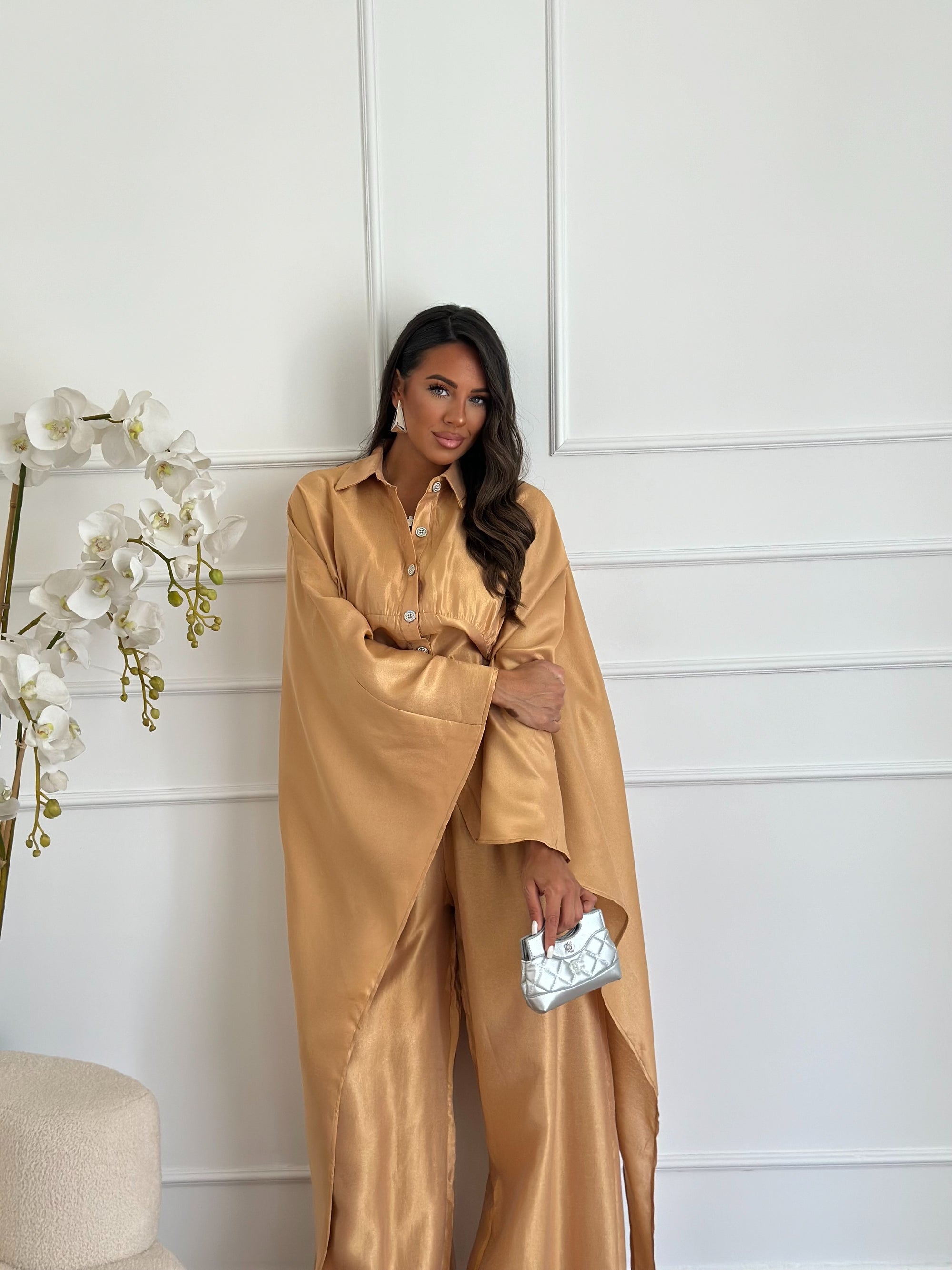 Coordinato mantella bronzo