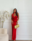 abito sophia rosso