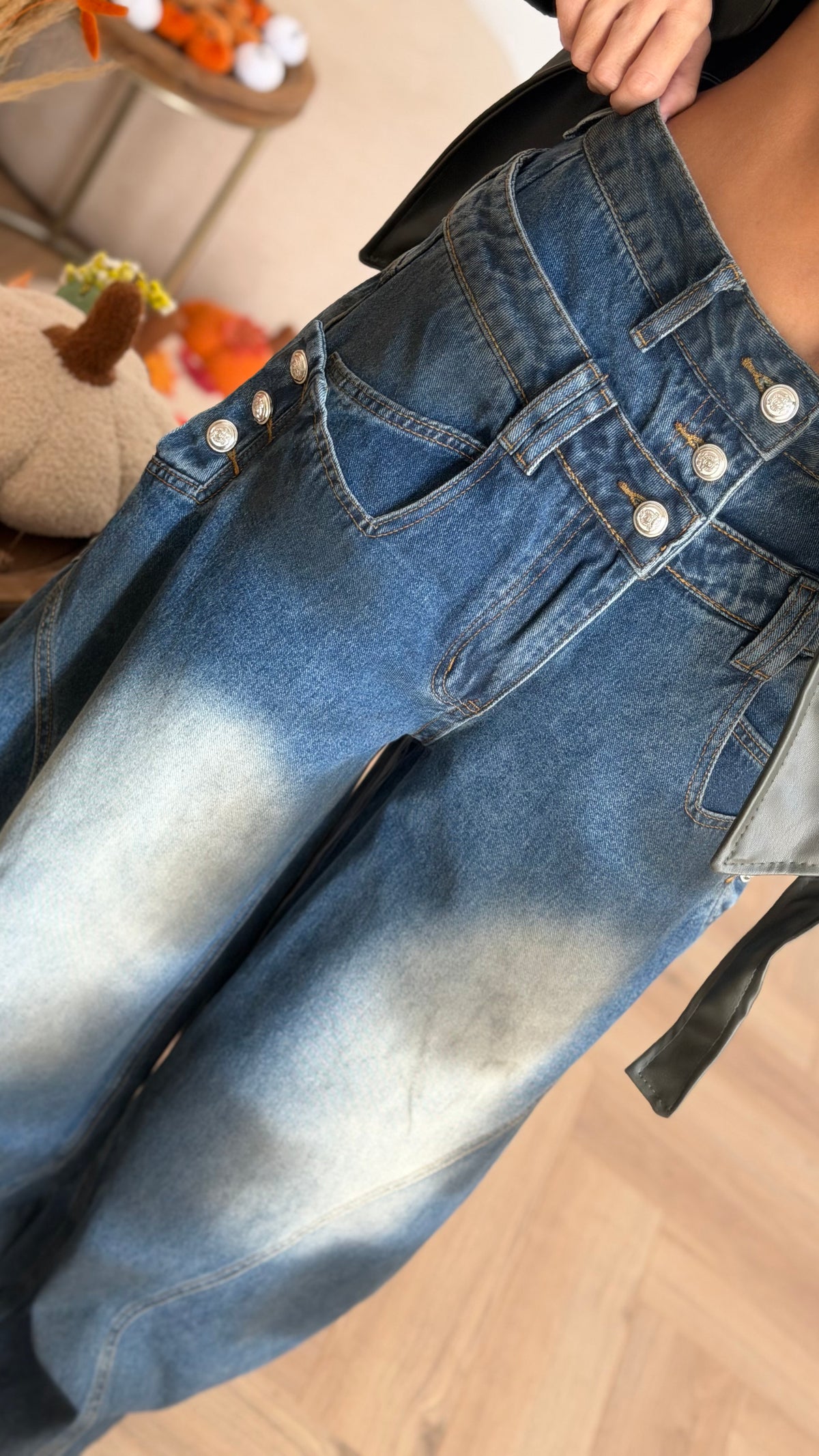Denim Buttons