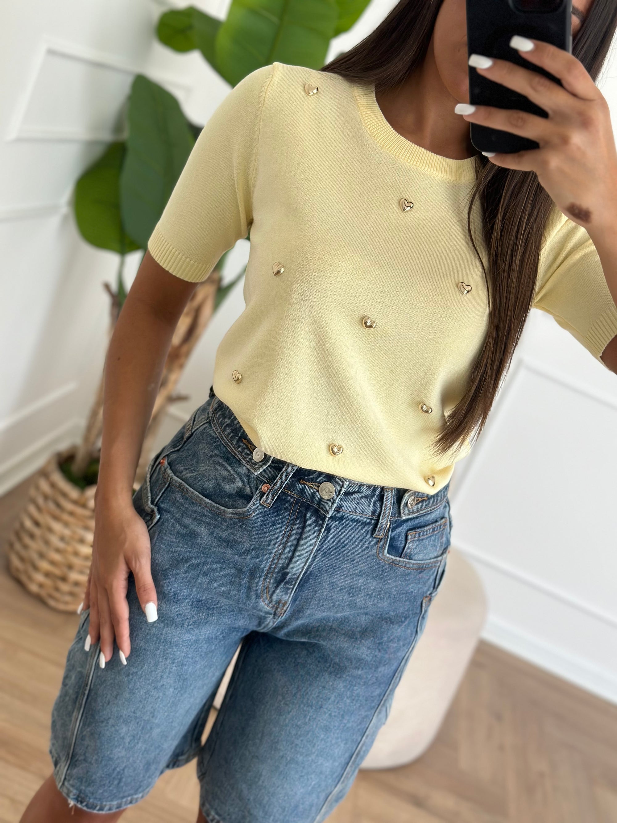 shirt amour gialla