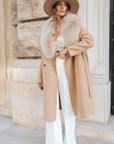 Cappotto fox biscotto