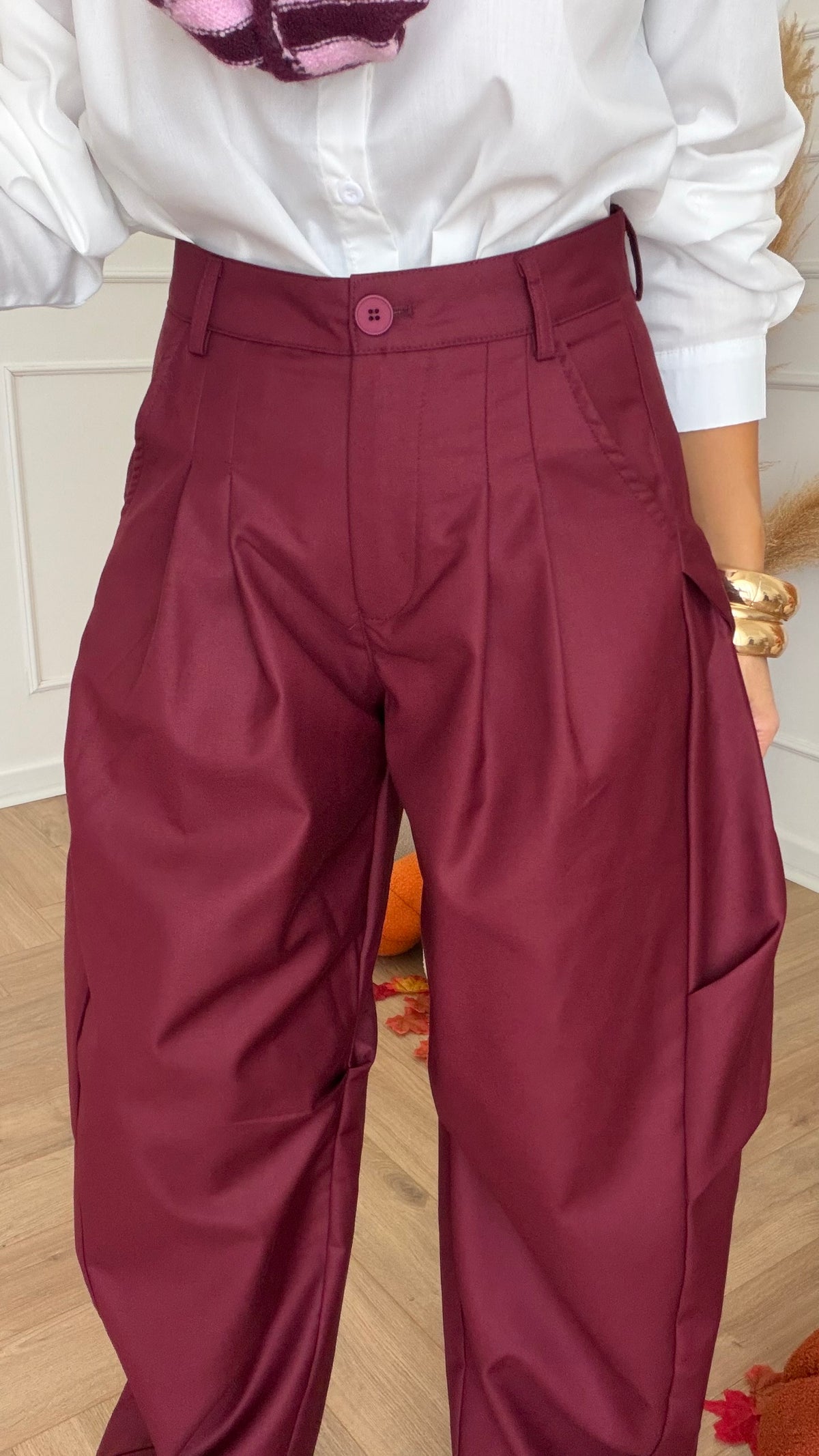 Pantalone bordeaux