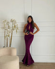 Abito Audrey bordeaux