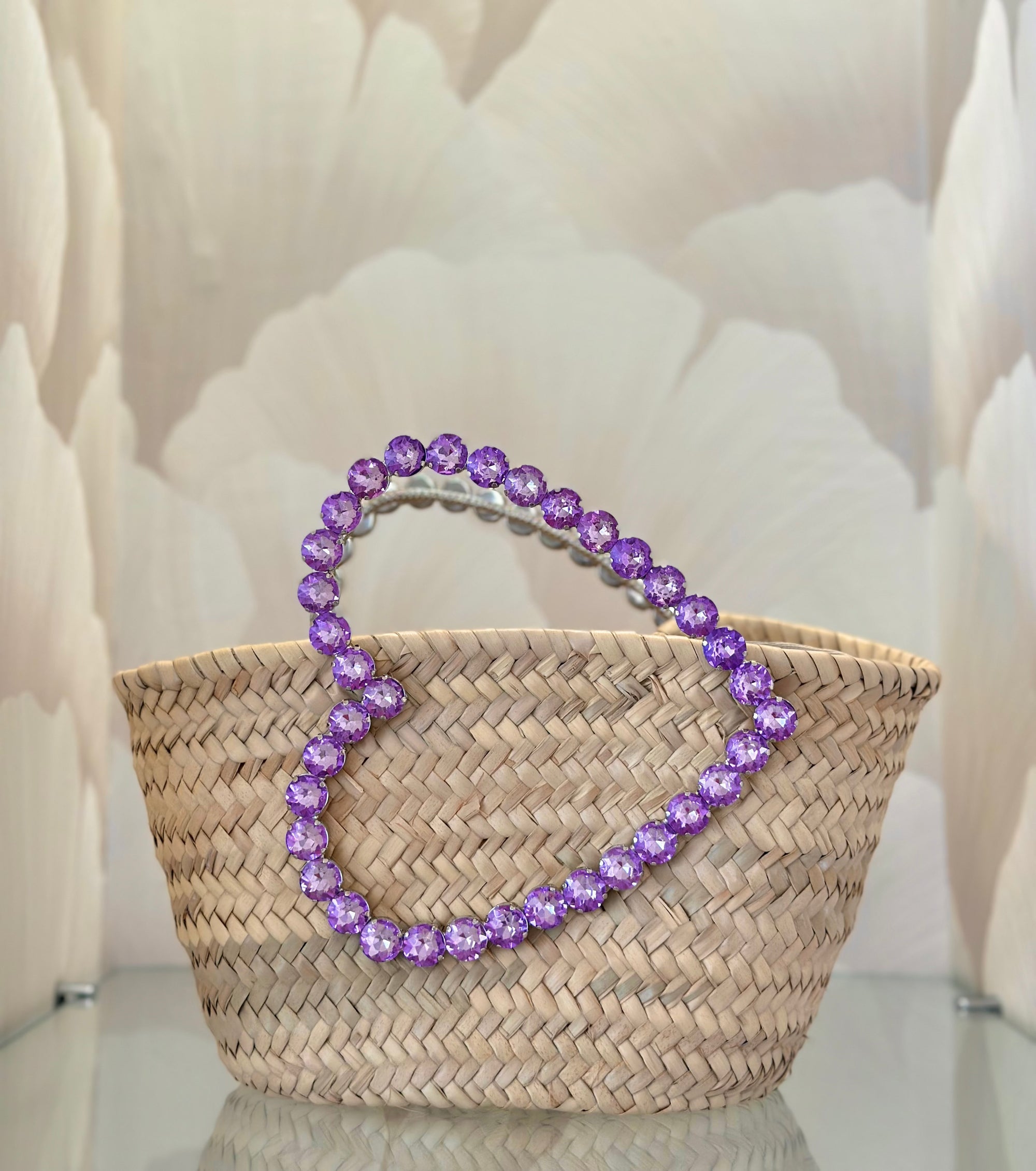 Borsa in paglia piccola luxury