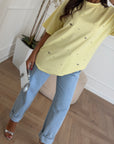 Maxi shirt gialla