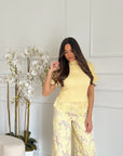 T-shirt corinne gialla