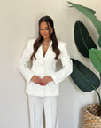 Tailleur secret white