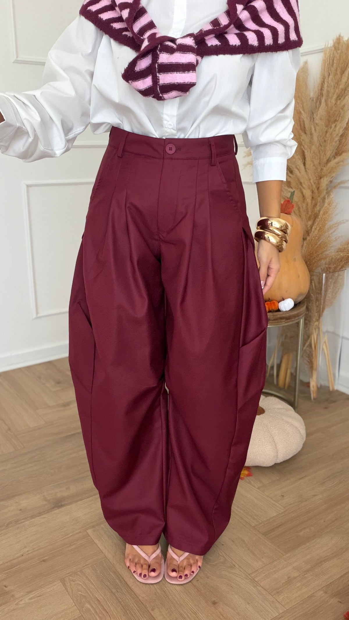 Pantalone bordeaux