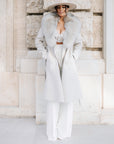 Cappotto fox ghiaccio