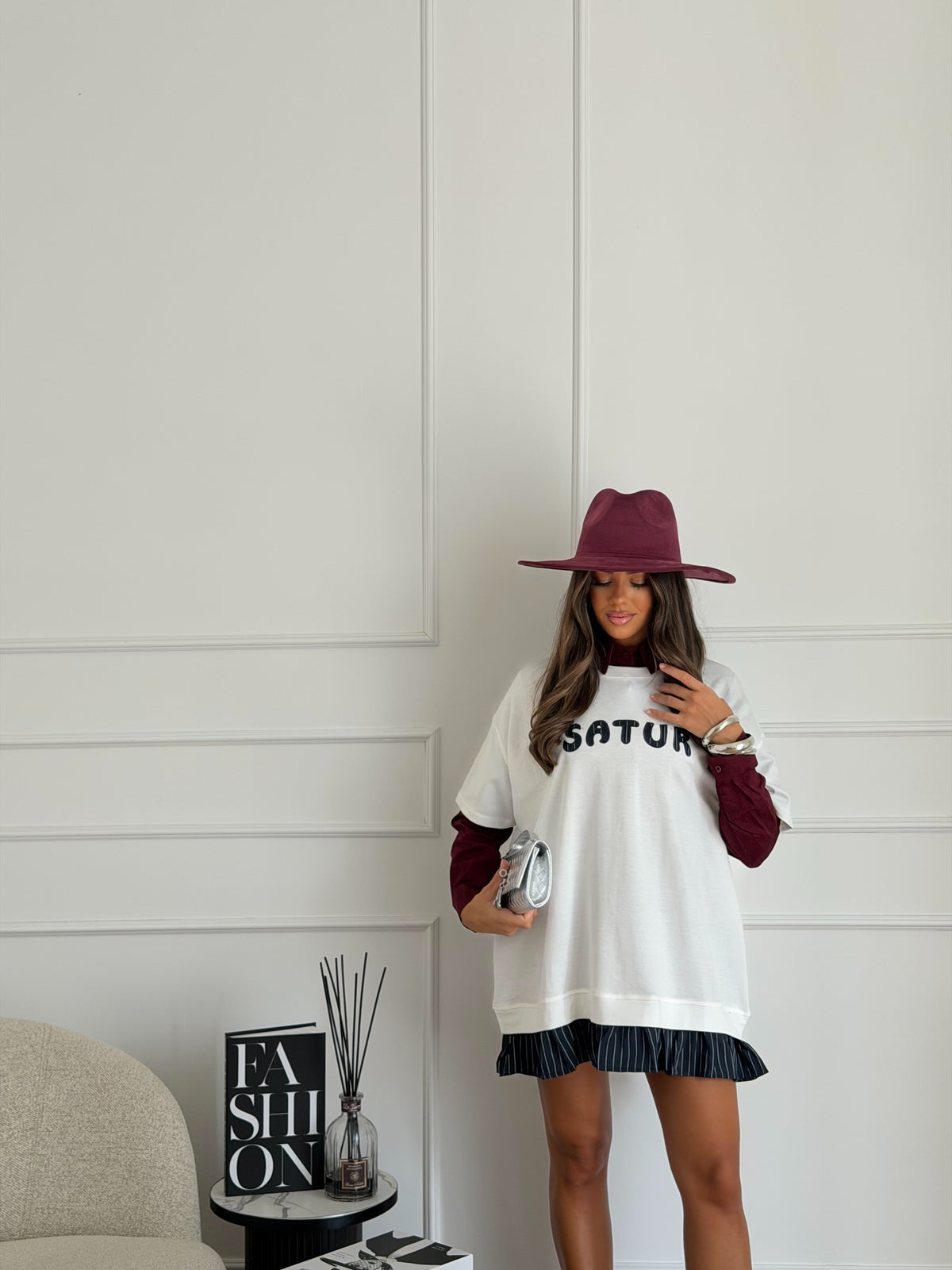 maxi shirt satur