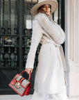 Cappotto fox ghiaccio