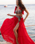 Gonna maculata rossa