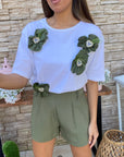 T-shirt fiori