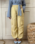 Pantalone Cargo giallo