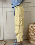 Pantalone Cargo giallo
