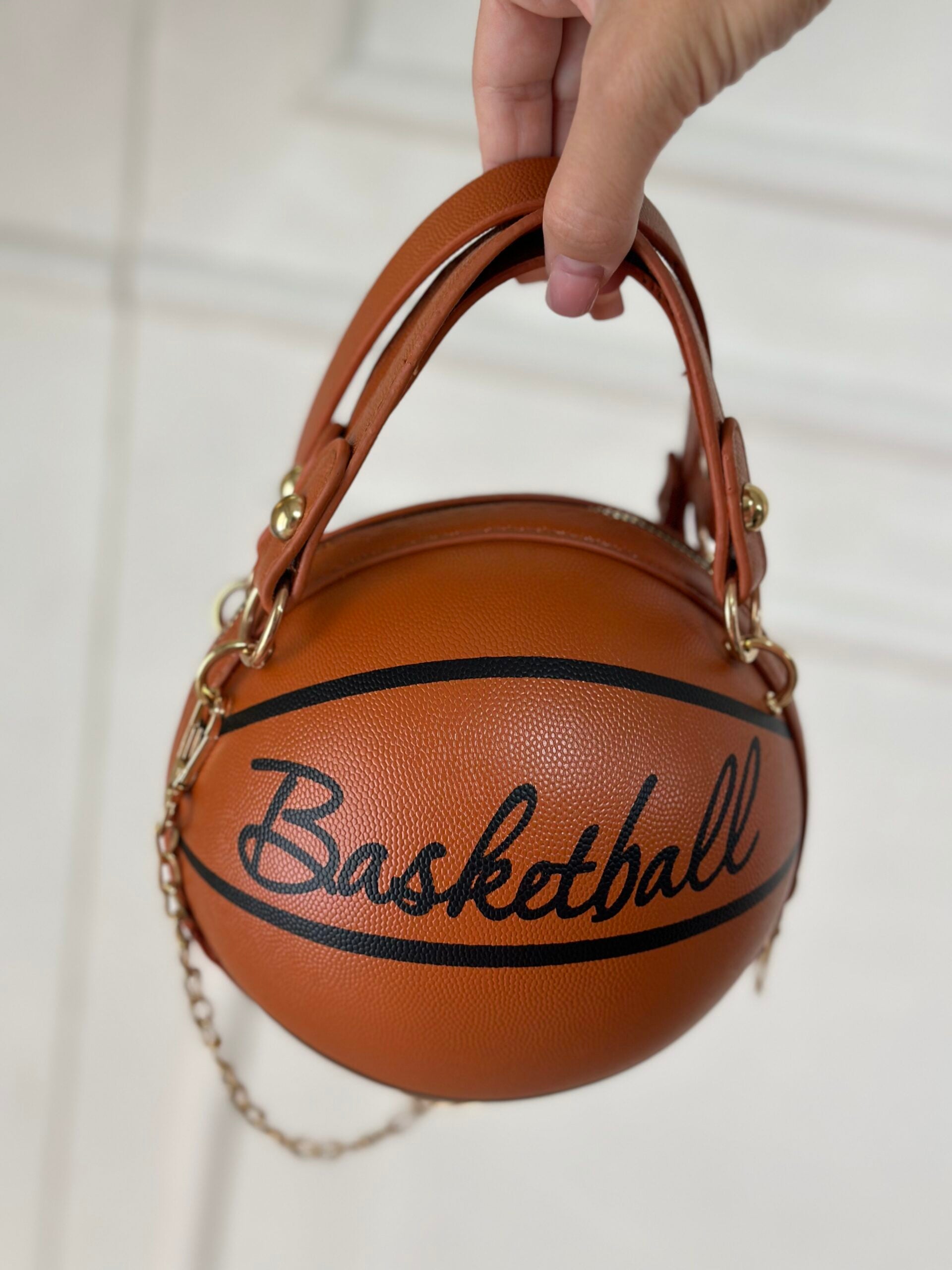 Borsa basket cuoio
